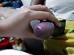 Handjob and Huge cum shots in ass