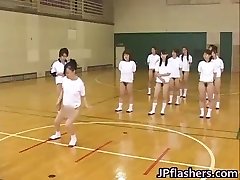 Super hot Japanese women flashing