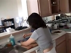 Brunette housewife gets her pussy slammed after 69 oral sex