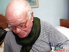 Glorious caregiver Sarah Star fucked by cunning old grandpa Mireck