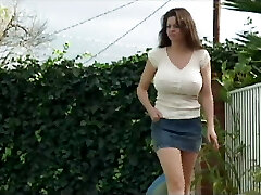 This ever horny Milf seduces a guy with a big rock hard cock and