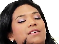 Skinny Island Chick Fucks The BBC