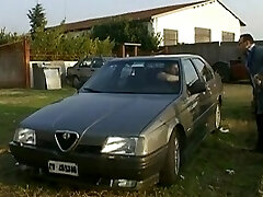 Antique French porn shows a hot ffm threesome sex