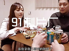 91CM252 - Petite Japanese Schoolgirl being spanked - Pulled Teen Panties back and Cum inside her Tight and Cherry Twat