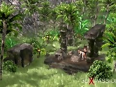 Tribal leader fucks youthful blonde in the last island of the savages
