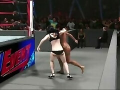 Lisa vs Nyotengu-WWE Grappling