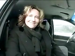 Busty mature tramp bj's my buddy's weiner in a car Busty mature tramp bj's my buddy's weiner in a car