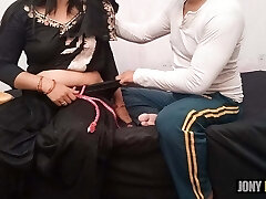 Punjabi Step-mother banged in the ass by her stepson when both are alone at home desi kaand