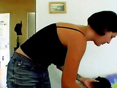 Round ass German chick preforming her abilities on a firm rod