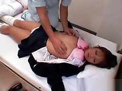 Splendid Asian Hottie Goes In For An Exam And The Doctor Finger