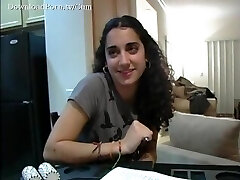 Lebanese Teenager Tries Frat Pornography (Ishtar, She's 19)