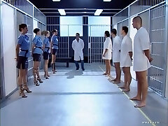 BDSM and Domme sex in the prison between female-guards and prisoners