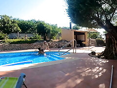 Big Ass Amateur Wife Is Very Super-fucking-hot to Ravage Hard in the Pool