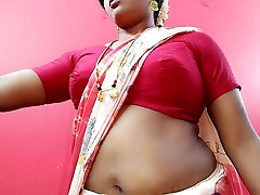 Telugu beautiful saree huge boobs sexy MAID fucking house proprietor, telugu FIRTY talks.