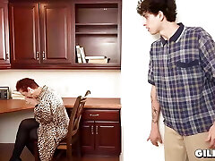 Phone Sex Granny! Ruby Lynne Gonzo Sex with Stud