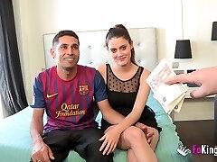 Suri is a hot woman who does not mind being nailed in front of her man