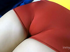I lay down in tight shorts and a bathing suit for my br watch.