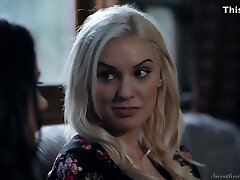 Avi Love And Kenzie Taylor In Huge-chested Blonde Mom & Black-haired Teen Have Lesbian Sex