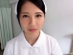 Quickie fuckin' on the hospital bed with insane nurse Sakamoto Sumire