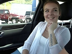 Penetrating the juicy pussy of a cutie with dimples Ashe