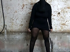 Egyptian Arab Stepmother Peeing