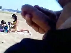 Pervert jerking off in front of two cuties Pervert jerking off in front of two cuties