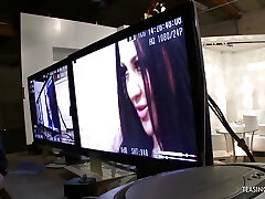 Horny brunette chick gets her pussy smashed after the photoshoot Horny brunette chick gets her pussy smashed after the photoshoot