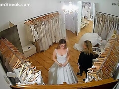 IPCAM - Bride to be changing in wedding saloon IPCAM - Bride to be changing in wedding saloon