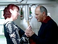German mature ginger-haired housewife and the plumber - Amanda