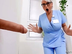 Angel Wicky - The Sexy Nurse Gets A Glory Hole Caboose Fuck On Pornhd
