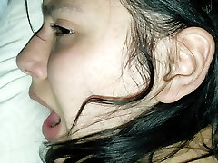 Jizz Inside My Nubile Best Friend's Tight Pussy At Night