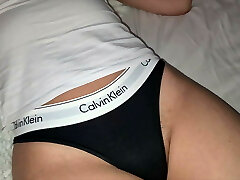 White top and Calvin Klein underpants – the sexiest combo