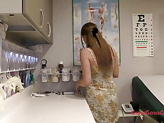 Pregnant Lovelies Nova Maverick & Ashley Grace Get A Stimulating Exam in Doctor Tampa's Office , At GirlsGoneGynoCom