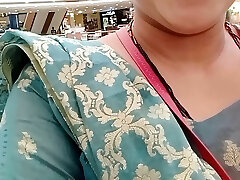 Sangeeta Heads To A Mall Unisex Rest Room And Gets Horny While Pissing And Farting (Telugu Audio) 