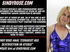 Sindy Rose anal terrorist ass destruction & rosebud