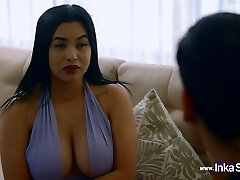 Blackmailing big breasted latina maid (EPIC ENDING)