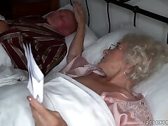 Granny Norma is hotwife on her husband with young hot blooded paramour