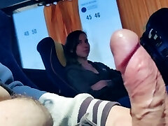 Stranger teenage suck dick in bus