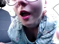 Bare on the street in doggy fashion, stuffed a beef whistle in her pussy in the front seat of a car Bare on the street in doggy fashion, stuffed a beef whistle in her pussy in the front seat of a car