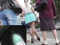 String g-string up pleated blue petticoat String g-string up pleated blue petticoat