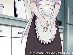 Anime maid jerks and gets wet Anime maid jerks and gets wet