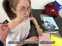 Russian school girl is punished for hotwife her teacher