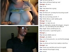 Omegle big tits plumper squirting for big black dick