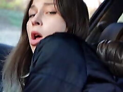 A teen blogger knocked down a motorcycle and to avoid a fine sucked him off A teen blogger knocked down a motorcycle and to avoid a fine sucked him off