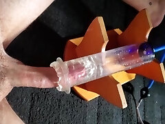 Cock sucking machine feels incredible