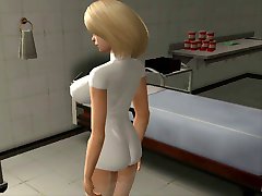 Sims 2 Nurse Brown Part#2      animation uniform fetish