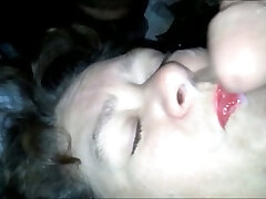 Chubby mature slut smokes, blows and gets facialed rigid