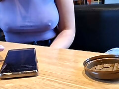 I show my congenital breasts in public at a McDonald's restaurant