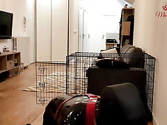 Maitresse Julia - Latex Femdom - My Virgin Puppy Slave Gets his Ass Fucked - Strap On Dildo - Pegging - Cum Humiliation