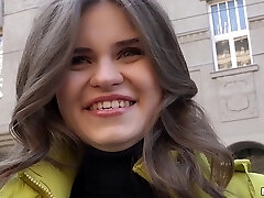 Russian brunette teen is offered money for hardcore sex Russian brunette teen is offered money for hardcore sex